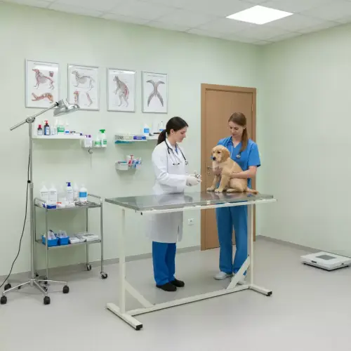 Стол ветеринарный wikiVET СВ-6 нержавеющая сталь