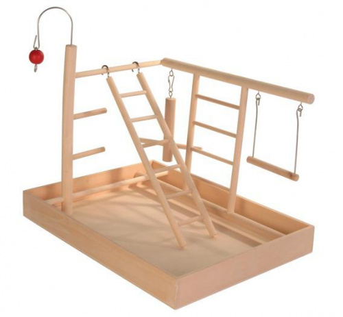 Игровая площадка для мелких попугаев, 34*26*25 см