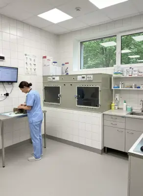 Модуль (стационар) wikiVET 2 клетки 1 ярус из полипропилена 0002