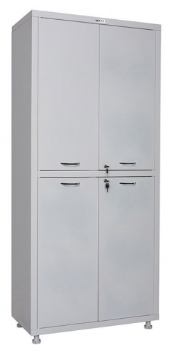 Шкаф металлический двухстворчатый МД 2 1780/SS (800x400x1750/1850 мм)
