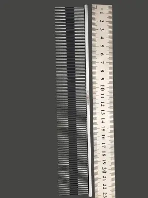 Гребень MOON комбинированный 22,5 см MG-15 blue line
