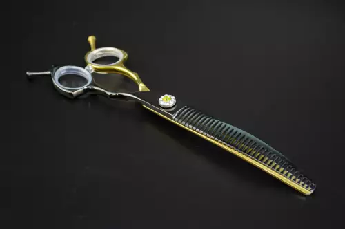Ножницы MOON BENT 7.5 MD75 black&gold шанкофилеры изогнутые
