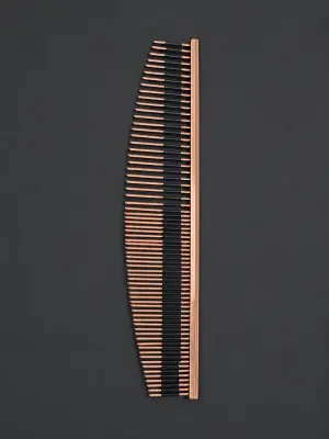 Гребень MOON овальный 19 см MG-13 rosegold