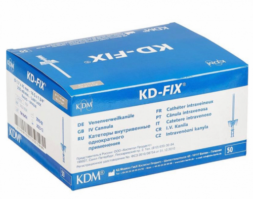 Катетер периферический KDM с дополнительным портом 22G