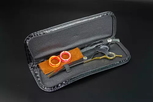 Ножницы MOON BENT 7.5 MD75 black&gold шанкофилеры изогнутые