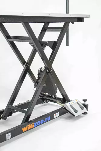 Стол wikiGROOM S800 120 х 60 см Черный на Черном подстолье