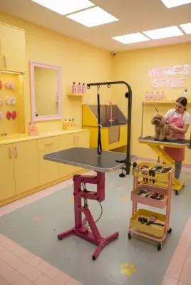 Стол прямоугольный S4 CandyGroom Малиновый мусс 70 x 50 х 68 - 94 см