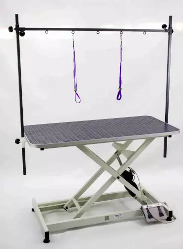 Стол wikiGROOM S800 120 х 60 см электрический с П-образным держателем