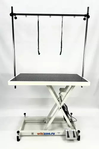 Стол wikiGROOM MF S800 120 х 60 см электрический с П-образным держателем