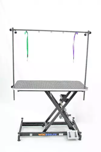 Стол wikiGROOM S800 120 х 60 см Черный на Черном подстолье