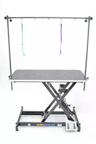 Стол wikiGROOM S800 120 х 60 см Черный на Черном подстолье