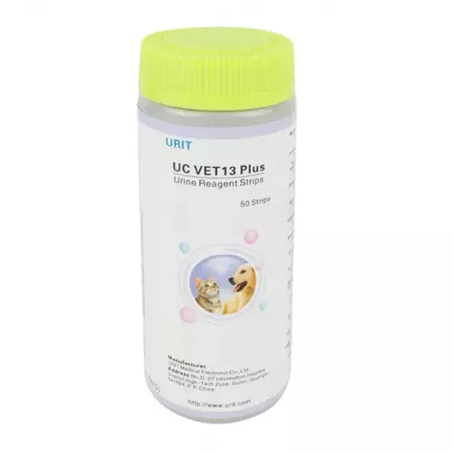 UC Vet 13 Plus — мочевые реагентные полоски, 50 шт